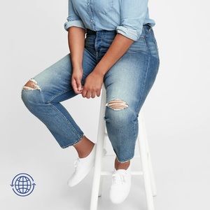 GAP High Rise Cheeky Straight Jeans